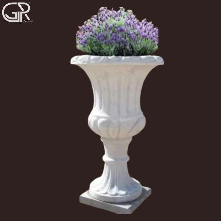 Marble Plant Pots