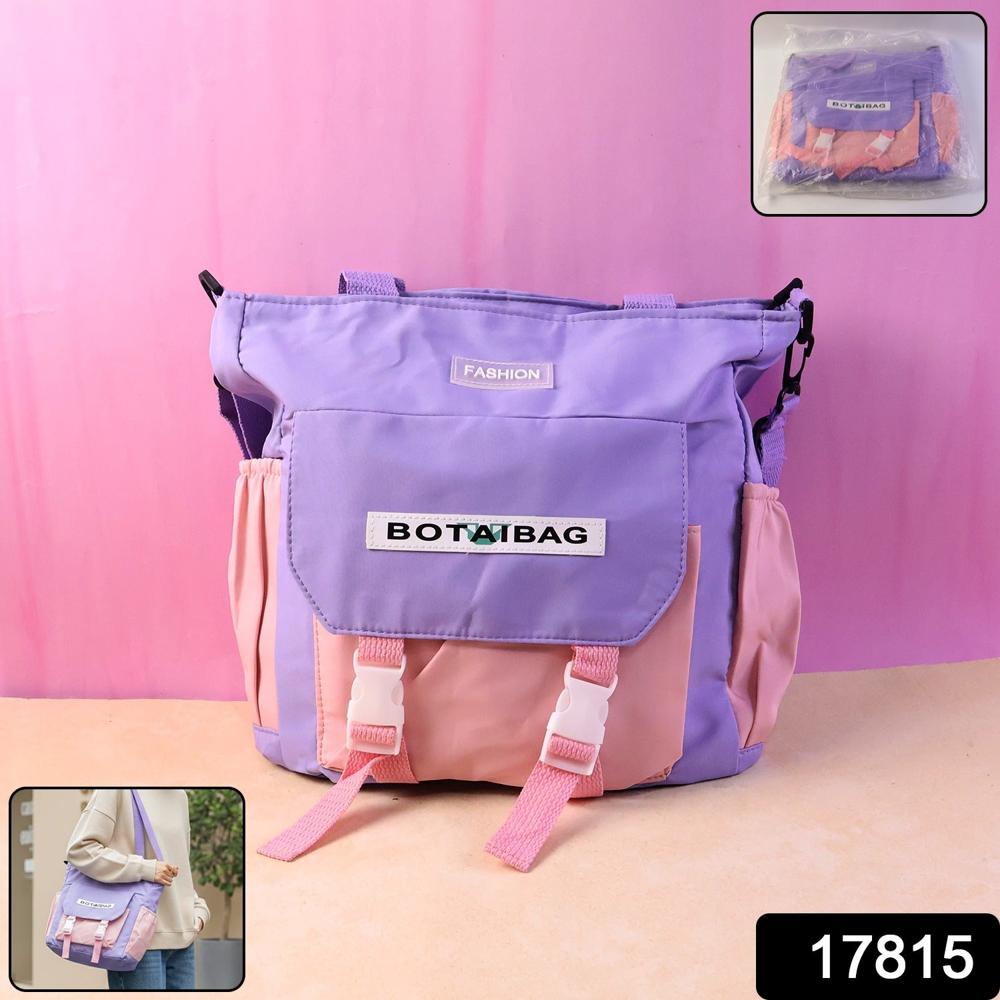 Trendy Multi-Pocket Shoulder Tote Sling Bag (1 Pc) - Application: Daily Use