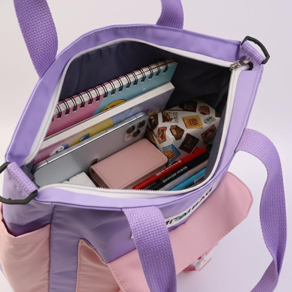 Trendy Multi-Pocket Shoulder Tote Sling Bag (1 Pc)