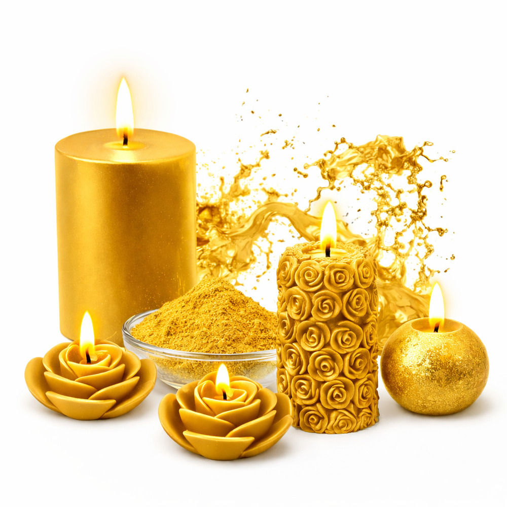 GOLDEN Candle Making Color