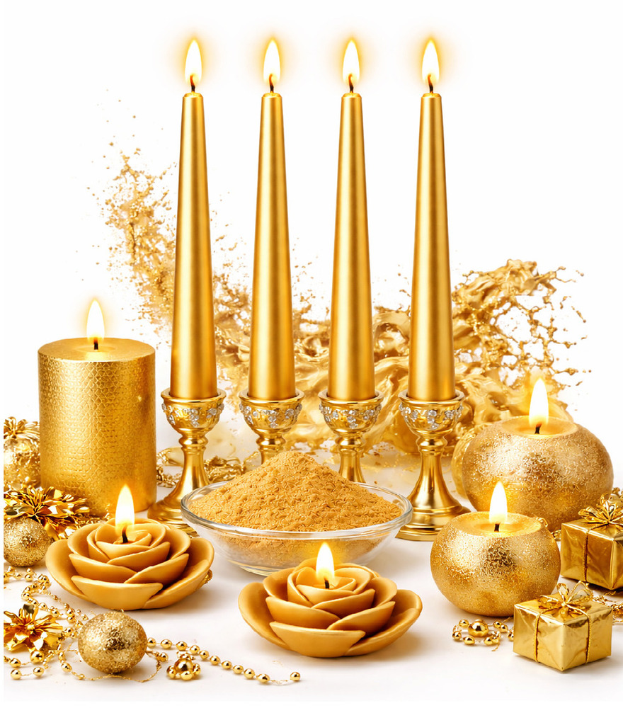 GOLDEN Candle Making Color