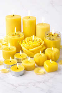 Yellow Candle Making Color - Highly Concentrated Pigment Blend, Yellow, Odorless, Stable Up To 120c, Soluble In Paraffin Soy Palm Beeswax