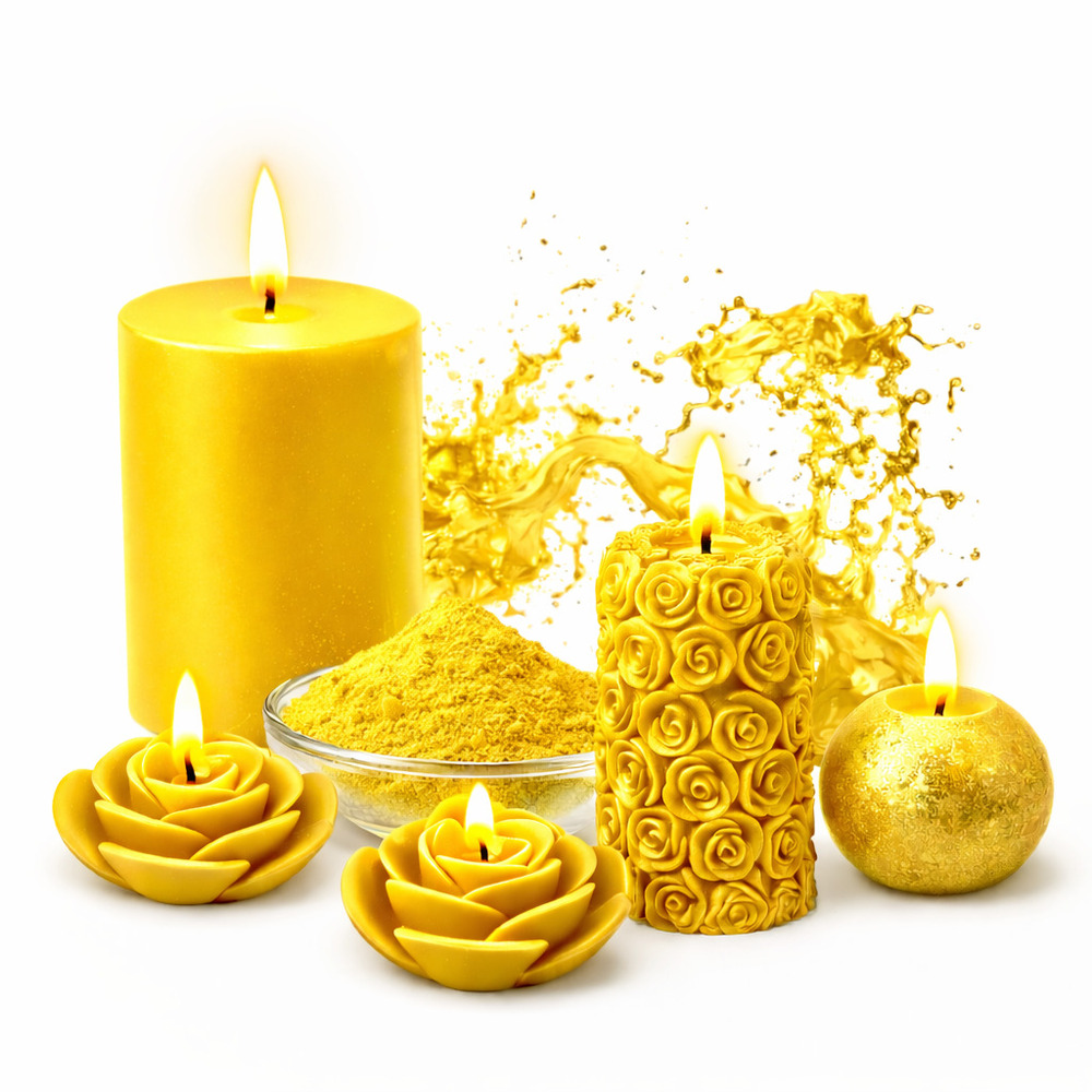 Yellow Candle Making Color