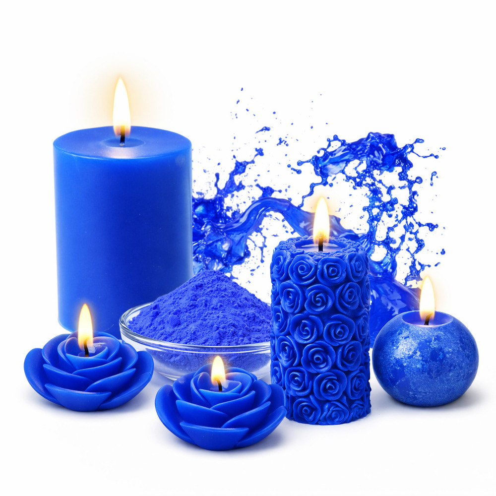BLUE Candle Making Color