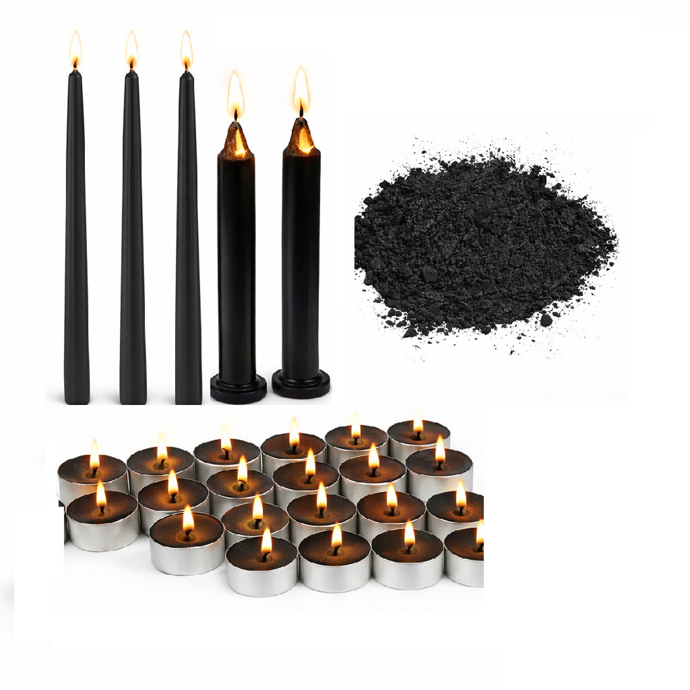 Black Candle Making Color