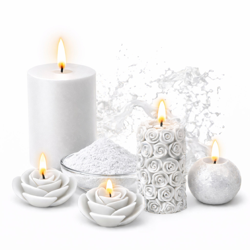 SILVER Candle Making Color