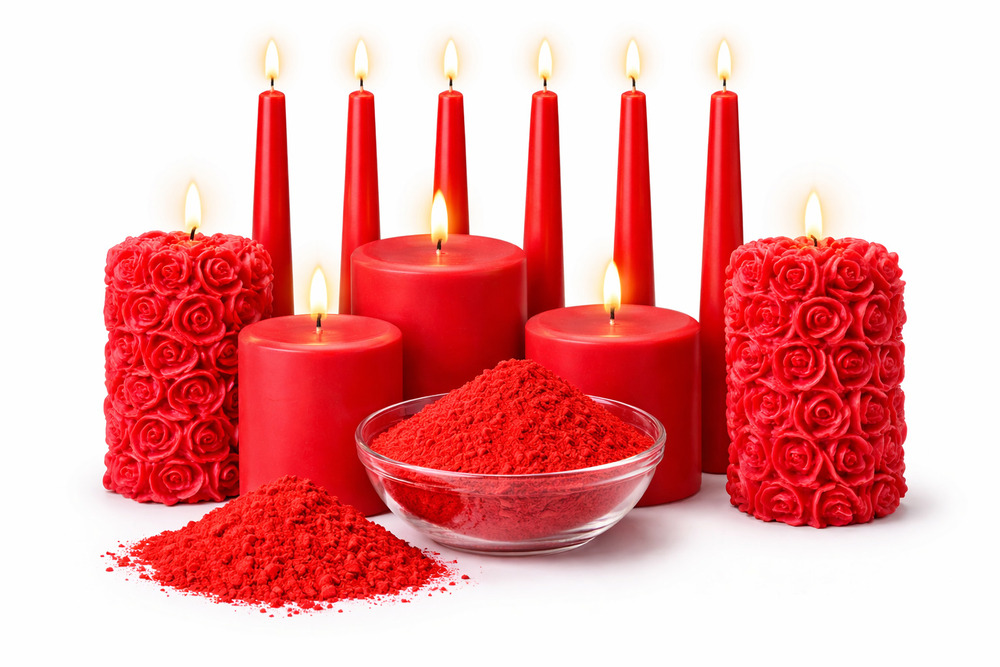 Red Candle Making Color