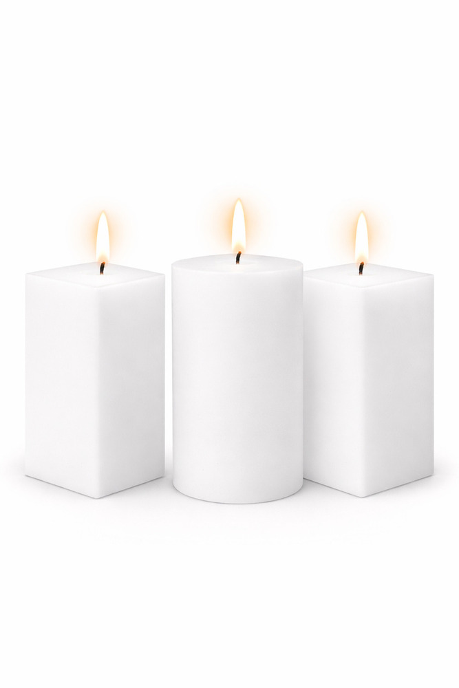 White Candle Making Color