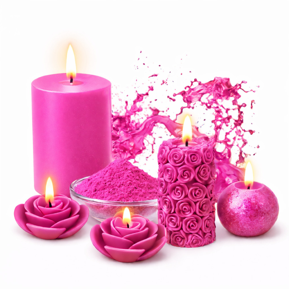 PINK Candle Making Color