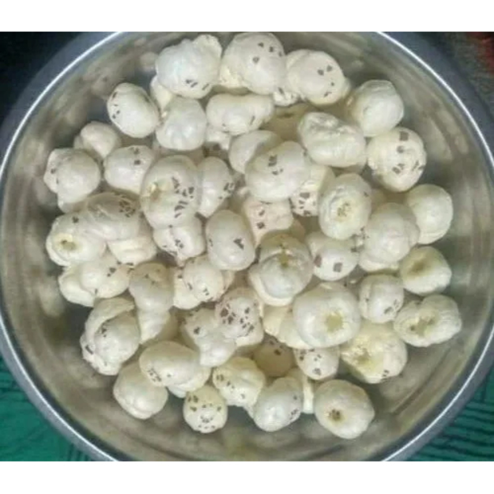 Phool Makhana - 50 G Whole, Organic White Variety | Dried Sliced Form, 9 Kg Bag, 7.6g Dietary Fiber, 9.7g Protein Per 100g, 12 Months Shelf Life