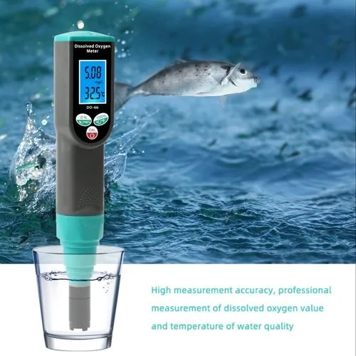 True Sense Pen Type Dissolved Oxygen Tester Meter For Aquarium, Fish Tank, Aquaculture, DO-66