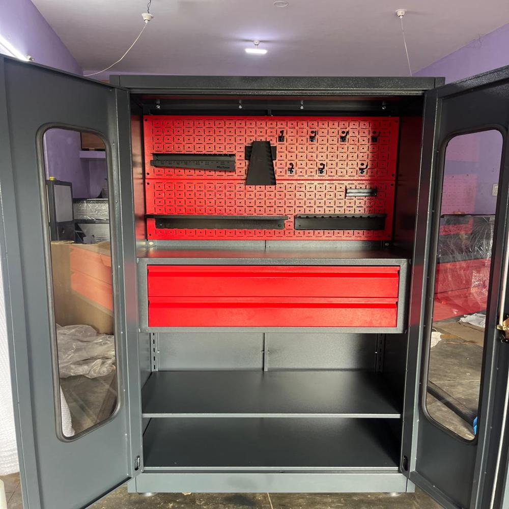 Tool Storage Cabinet with Pegboard