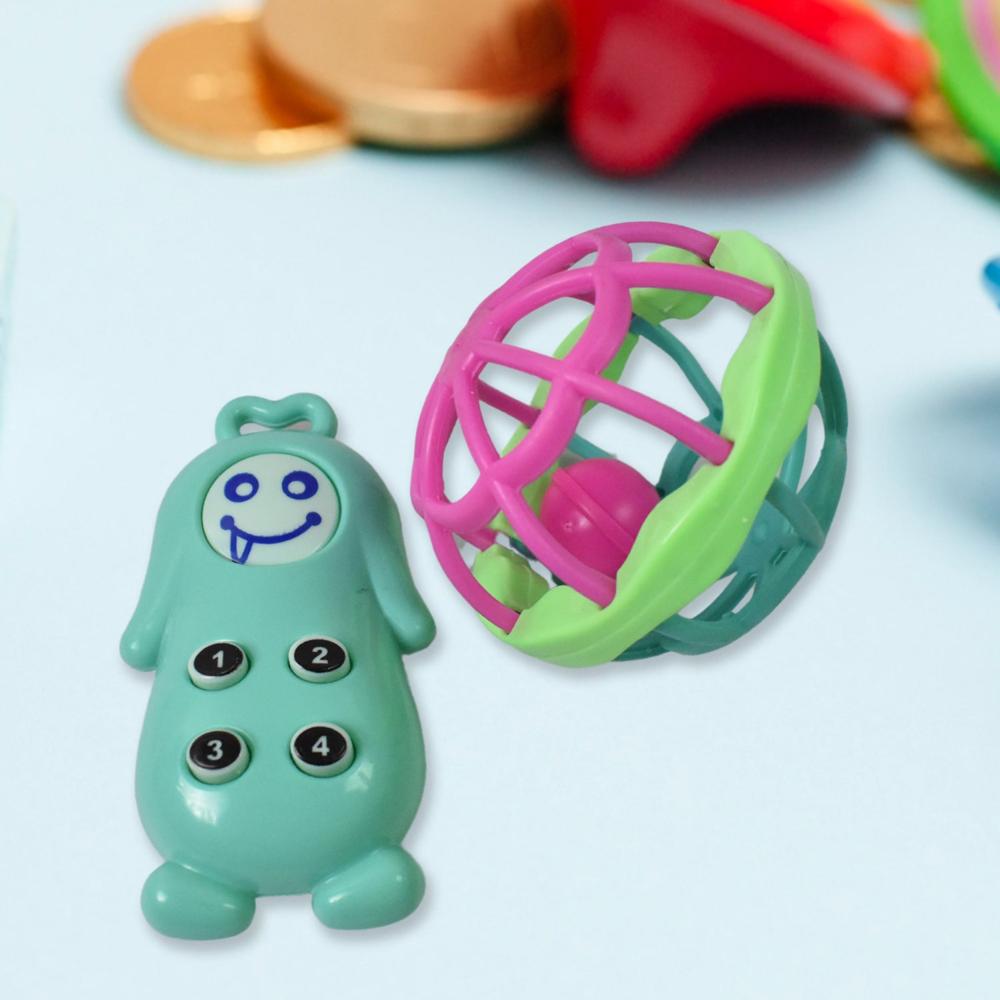 Kinder Rattles & Teething Set  Non-Toxic Shake & Grab Baby Toys (8 Pcs Set)