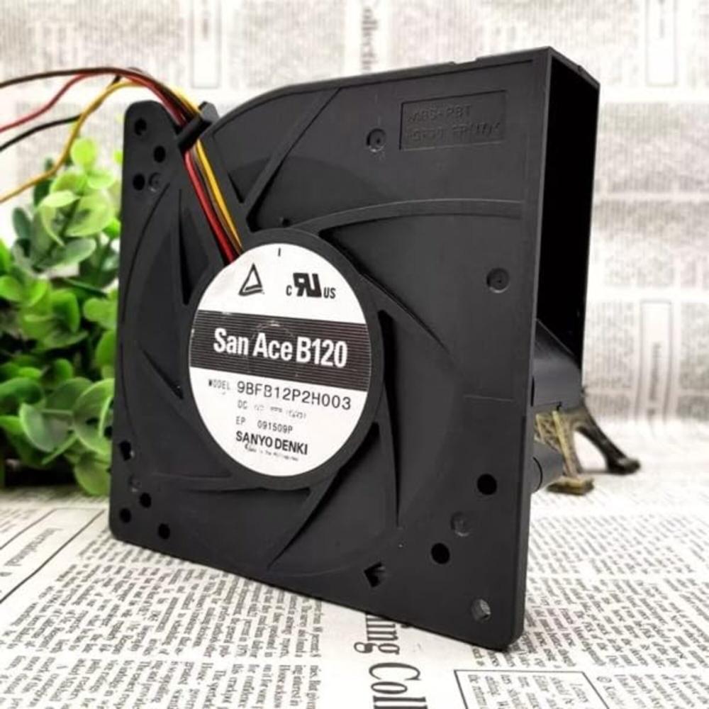 SANACE 9BFB12P2H003 24V DC 1.1A 12032mm Ball Bearing Industrial Inverter Axial Cooling Fan