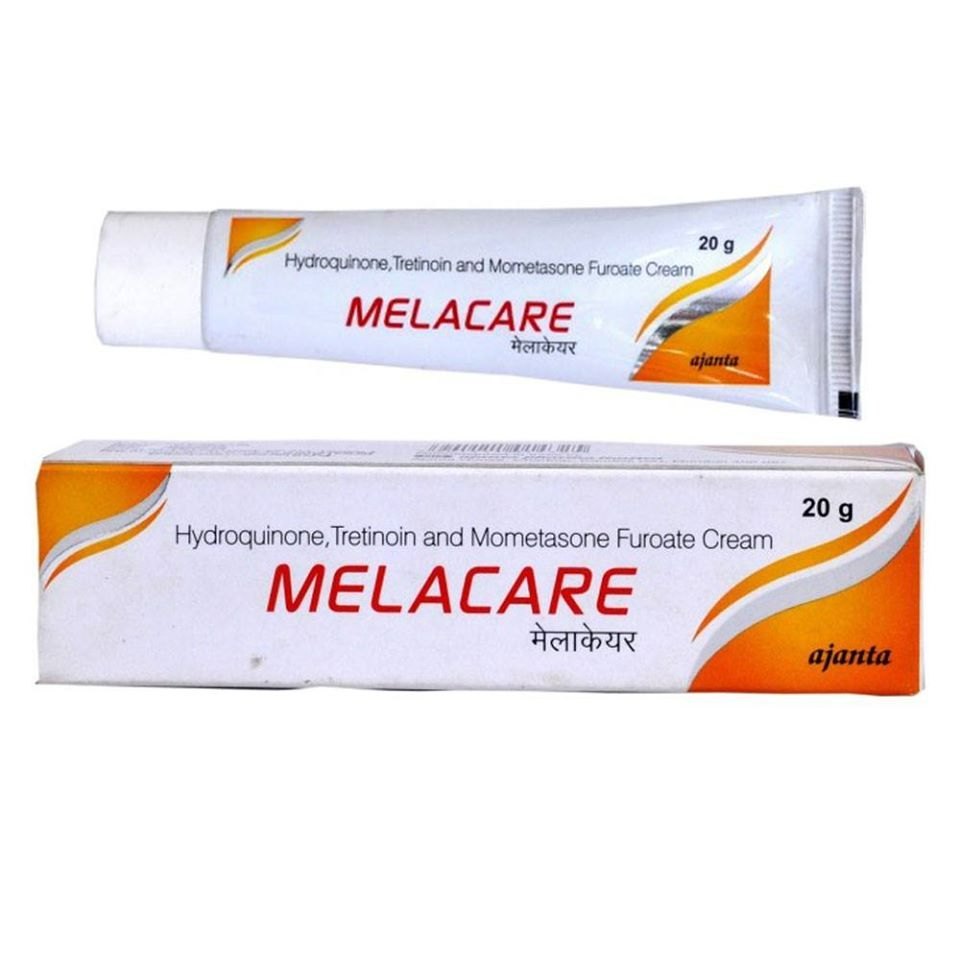 Melacare Cream 25 gm, Hydroquinone Tretinoin Mometasone Skin Treatment Cream