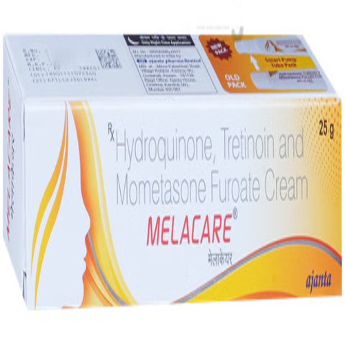 Melacare Cream 25 gm, Hydroquinone Tretinoin Mometasone Skin Treatment Cream