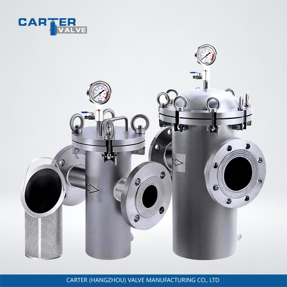 Strainer / T Type Strainer, Carbon Steel, Butt Weld, Automatic, T Type Structure, High Pressure Oil/Gas, DIN Standard