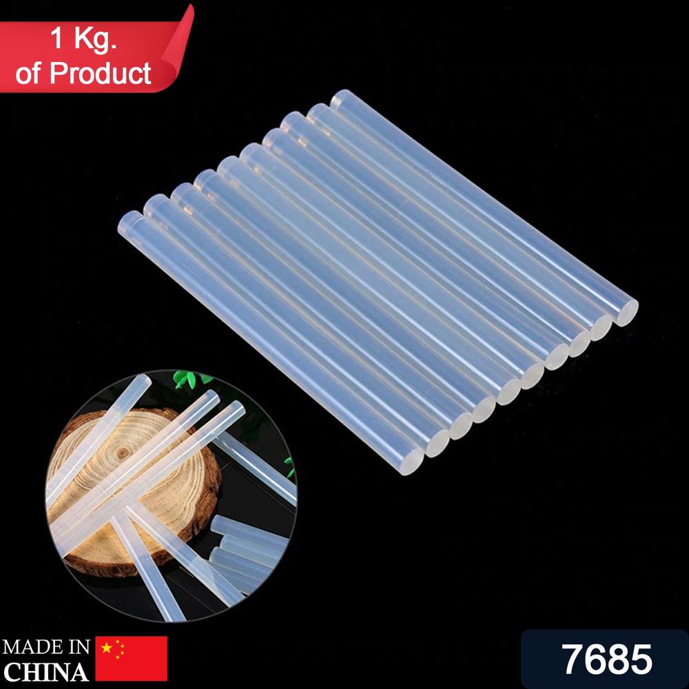 Multi-Purpose Transparent Hot Melt Glue Sticks ( 1 Kg ) - Color: Mix