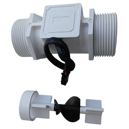 Plastic Helical Rota Flow Sensor And Meter - Accuracy: 2% F.S.  %