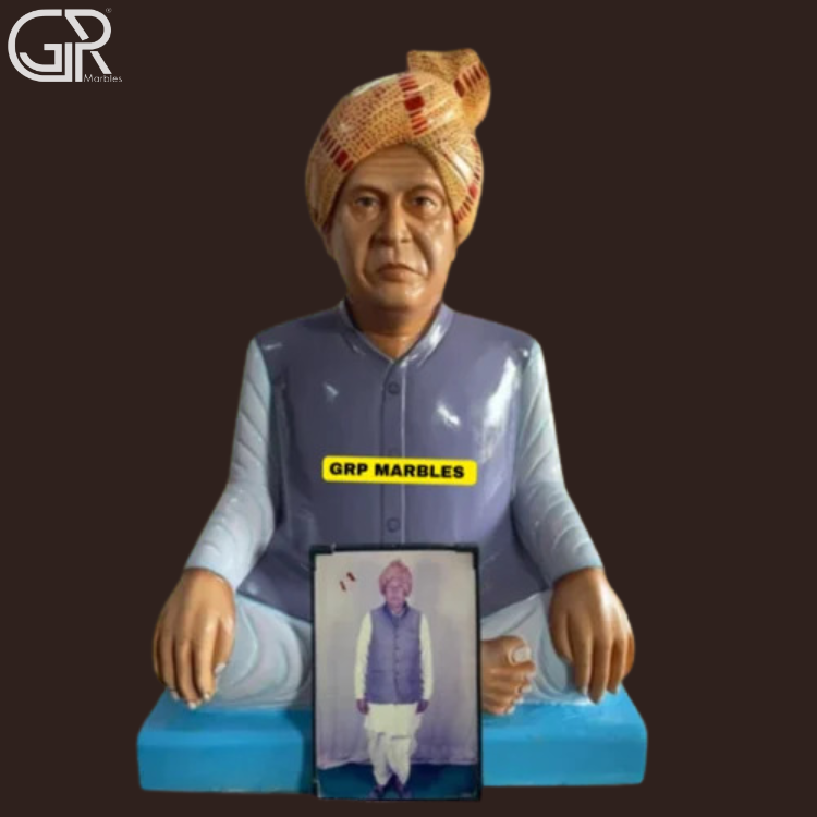Marble Human Bust Statue