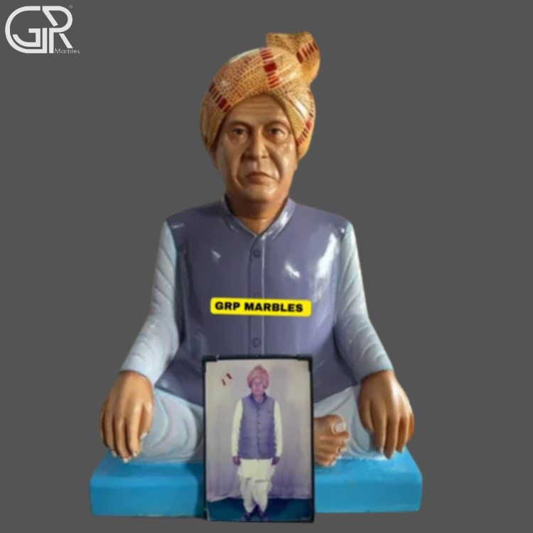 Marble Human Bust Statue