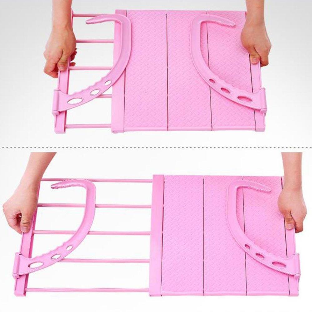 Multi-function Hanging Window Retractable Drying Shoe Rack - Color: Mix