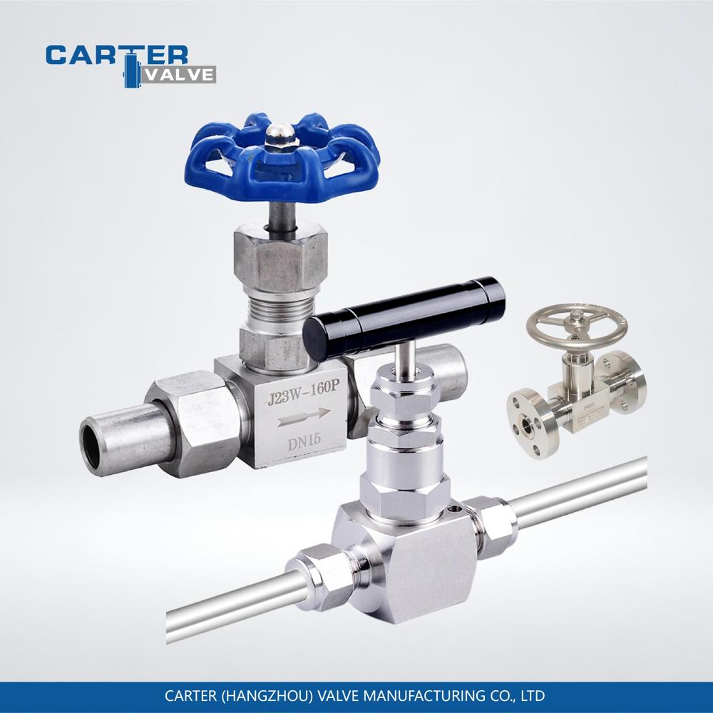 Needle Valve / Instrument Needle Valve, Stainless Steel, Threaded, Manual Handwheel, Straight Through Structure, Gas/Oil/Water, ASME B16.34 Standard