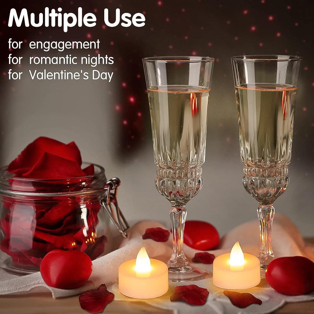 Flameless LED Tealight Candles, Diwali (50 Pc)