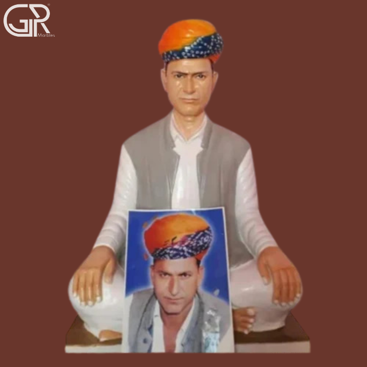 Marble customized human statue