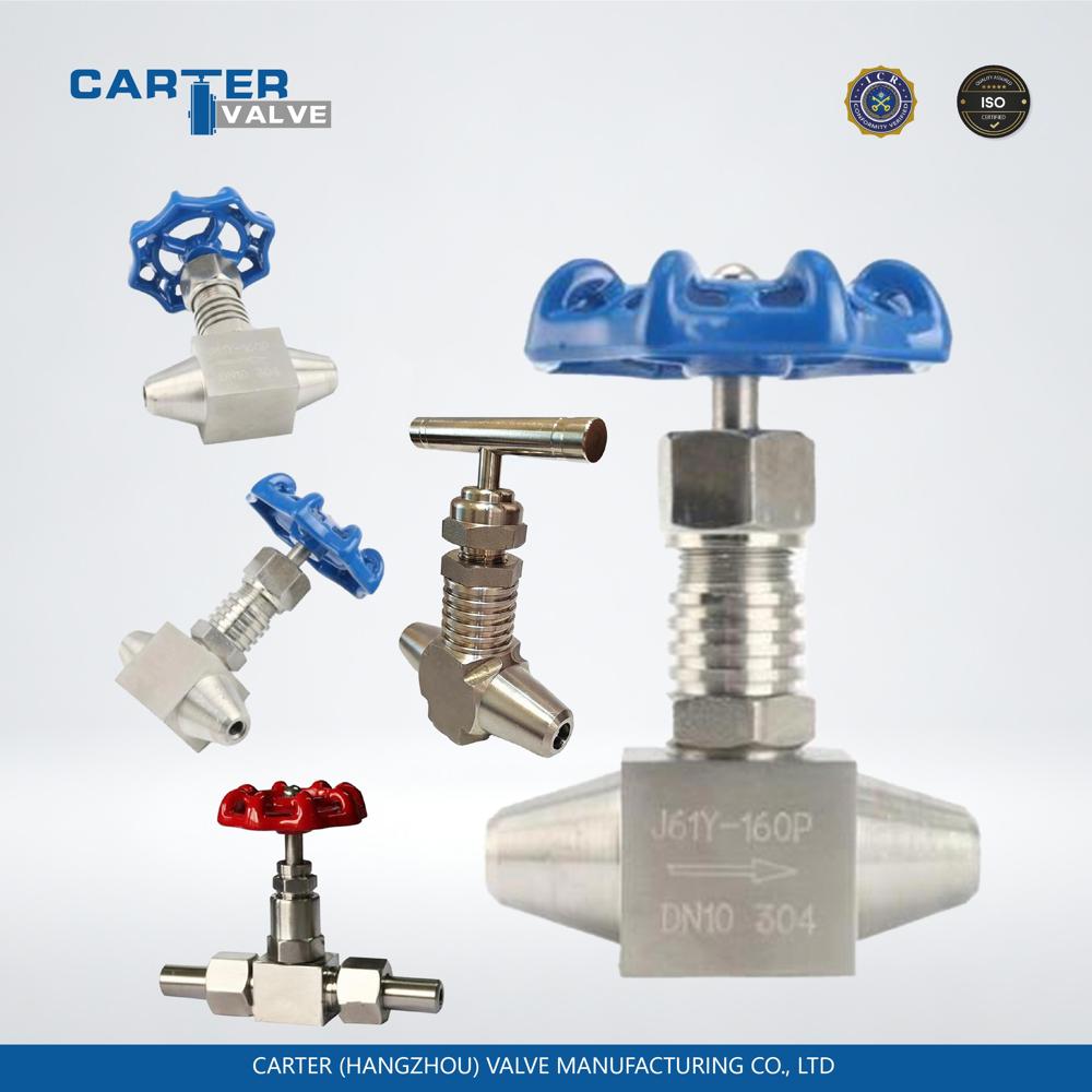 Needle Valve / High Pressure Needle Valve, Forged Steel, Socket Weld, Manual Handwheel, Angle Type Structure, High Pressure Steam/Oil, API Standard