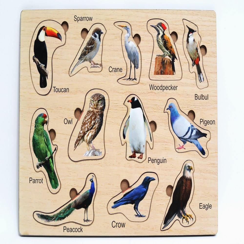 BIRDS WOODEN PUZZLE