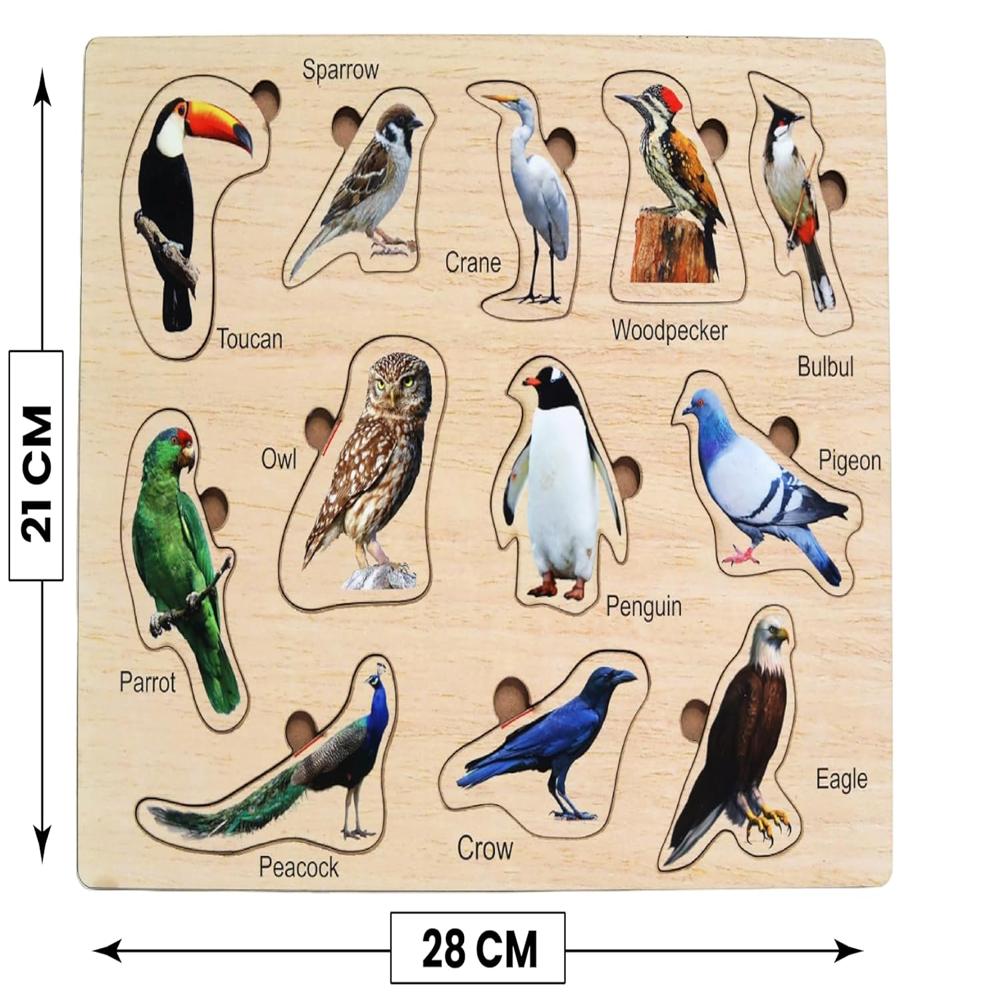 BIRDS WOODEN PUZZLE