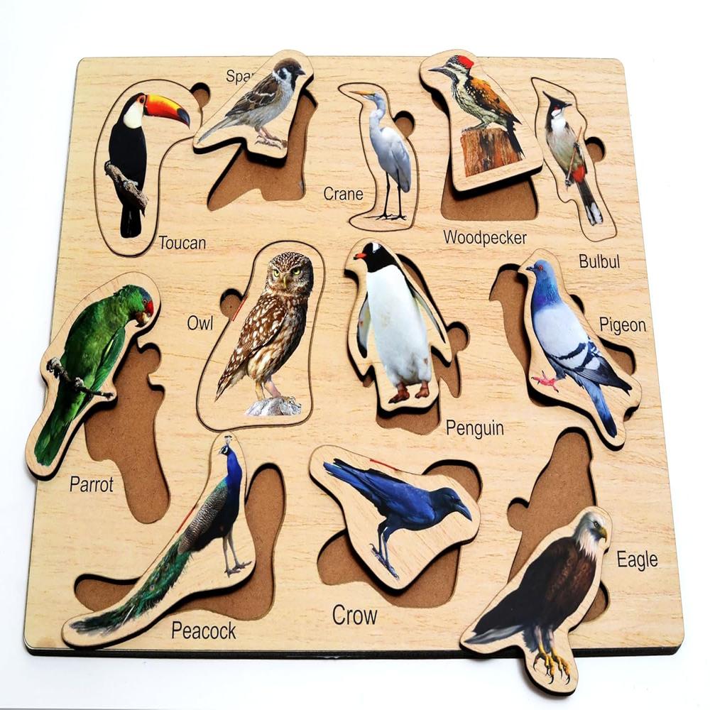 BIRDS WOODEN PUZZLE