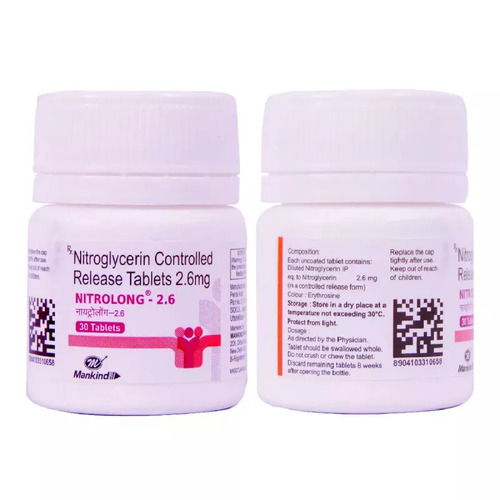 Nitroglycerin Controlled Release Tablets