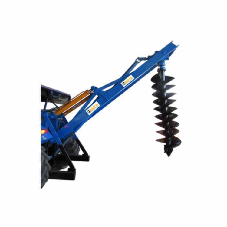 H1 Pit Digger - Mild Steel Hydraulic Auger, Gear Drive - 50 Hp Power, Replaceable Teeth Design, Agriculture Use