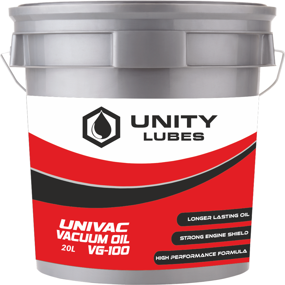 Univac Vacuum Oil Vg-100 (20 Litres) - Refined Paraffinic Mineral Oil, 100 Cst Viscosity, Water White | Low Vapor Pressure, High Oxidation Stability, Low Foaming