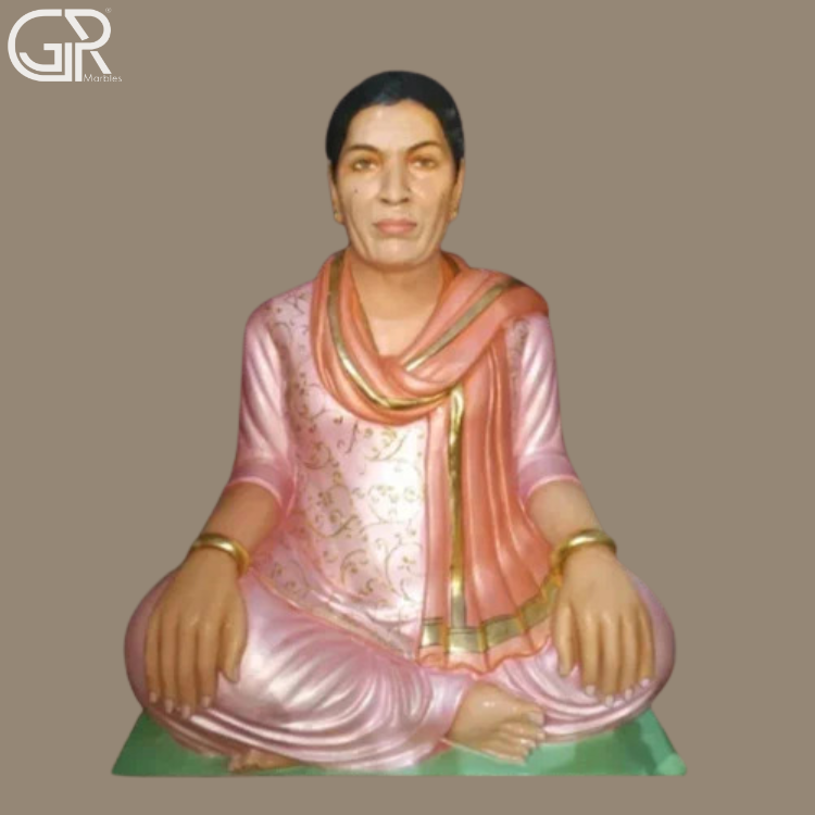 Marble Lady Human Statue