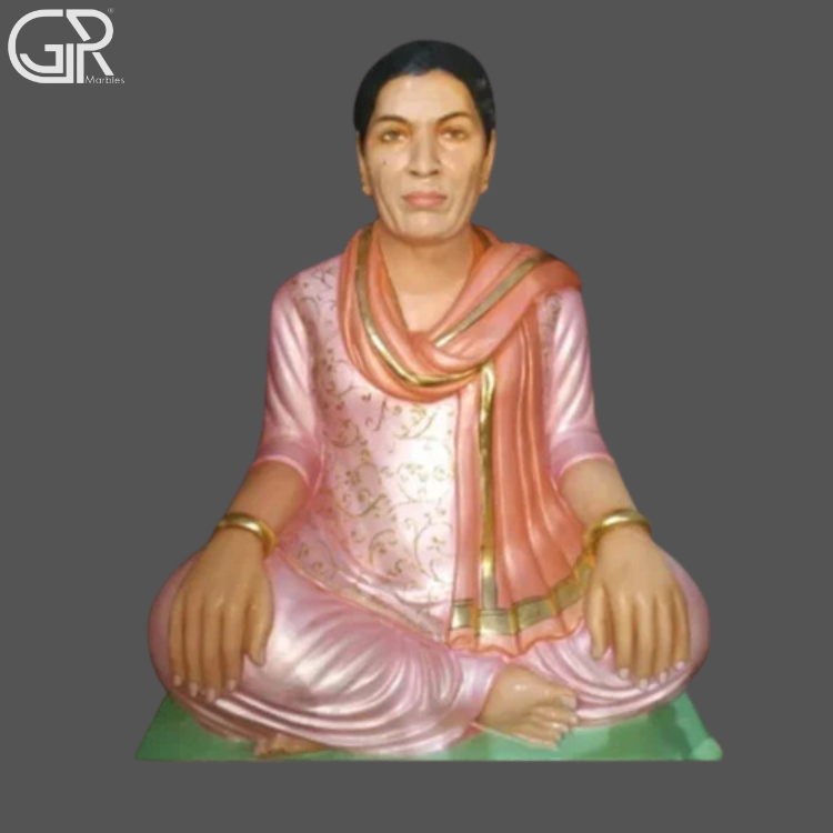 Marble Lady Human Statue