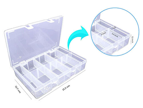 White Multipurpose Plastic Storage Box
