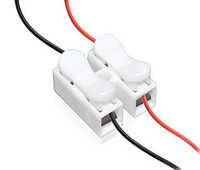 Quick Push Cable Connector - Flame Retardant Polycarbonate, 21x18x13 Mm, Transparent, 32a, Tool-free Reusable