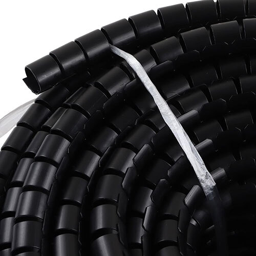 Black Spiral Cable Wire Wrap