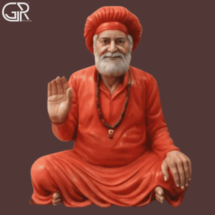 Marble Human Figure Statue - Color: White