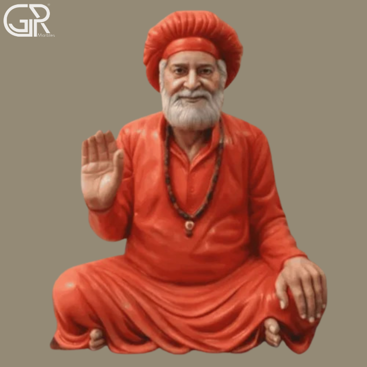 Marble Human Figure Statue - Color: White