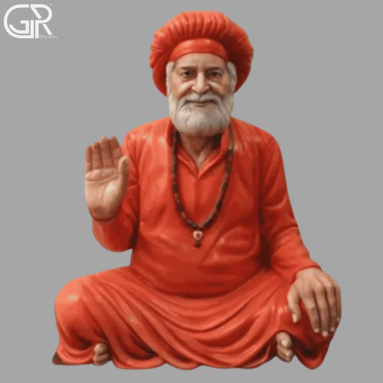 Marble Human Figure Statue - Color: White