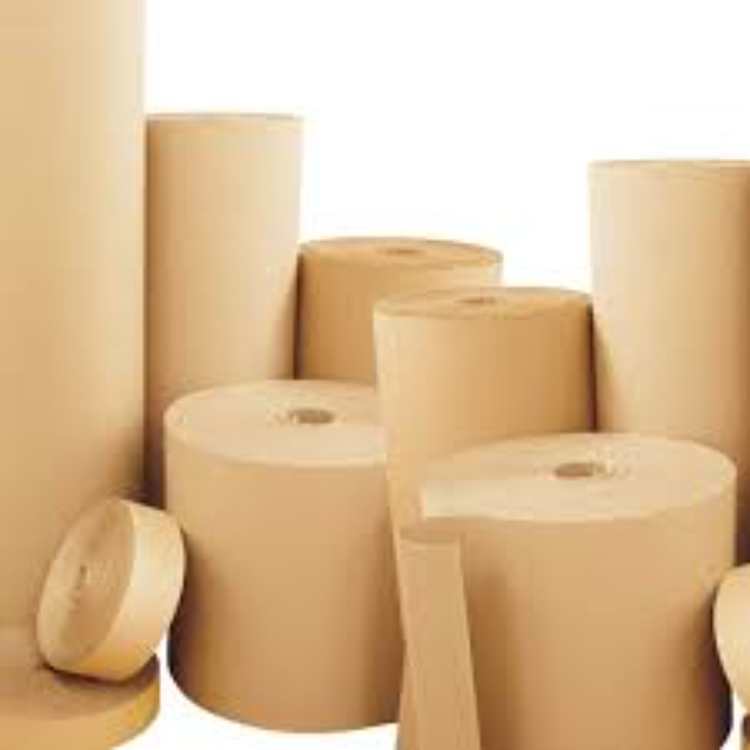 Corrugated Paper Rolls - Corrugated Board, Rectangular Shape, Brown Color - Customized Size And Color, Matt Finish For Mailing And Packaging