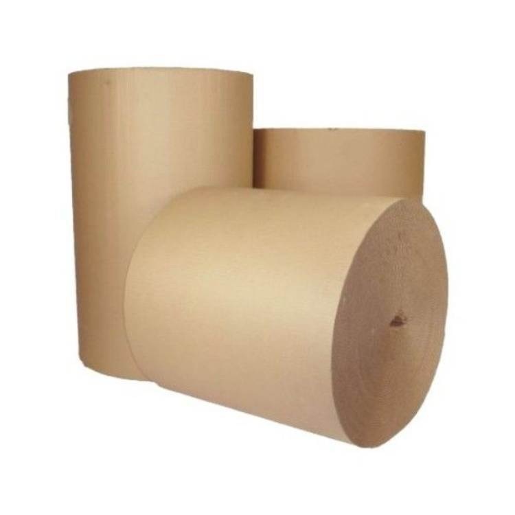 Corrugated Paper Rolls - Corrugated Board, Rectangular Shape, Brown Color - Customized Size And Color, Matt Finish For Mailing And Packaging