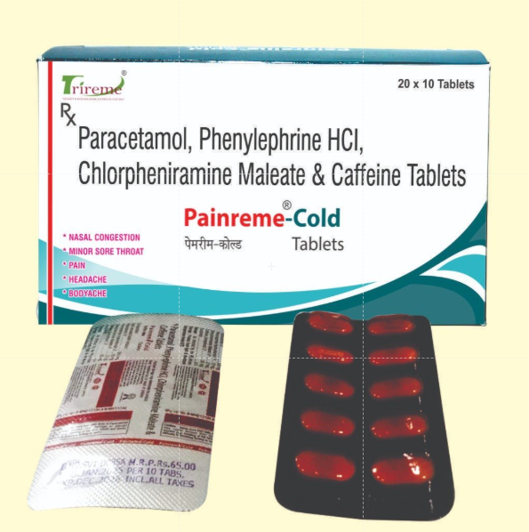 Painreme Cold Tablets - Drug Type: General Medicines