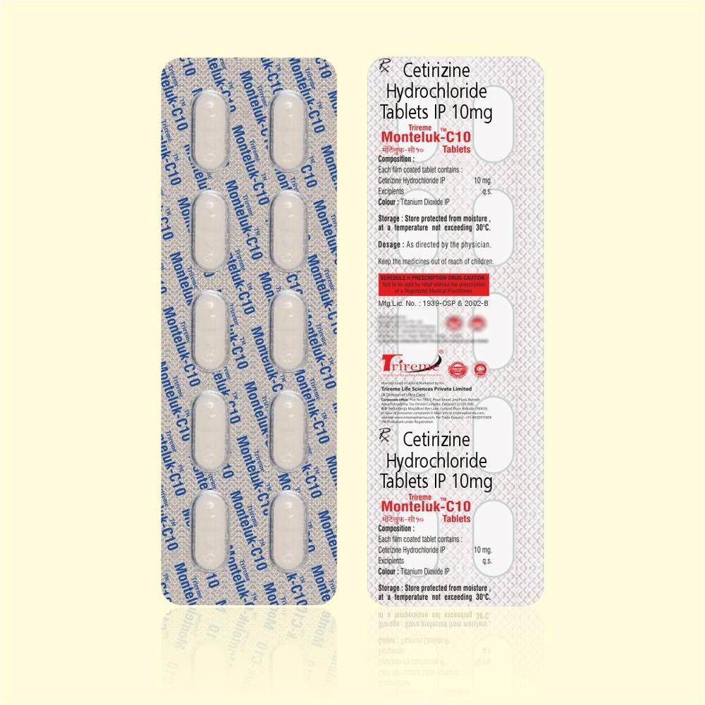 Monteluk C 10 Tablets