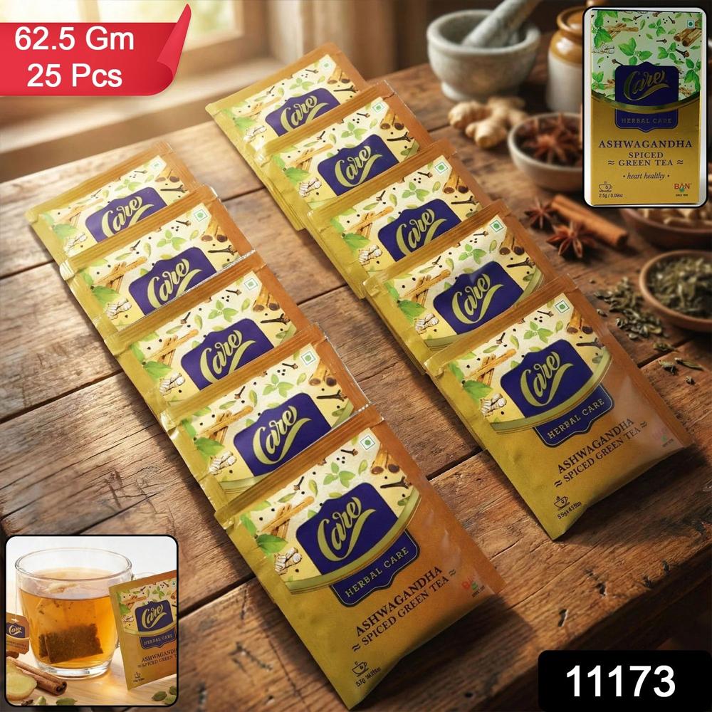 Ashwagandha Spiced Green Tea 62.5 Gm (25 Pkt, Per Pkt 2.5 Gm) - Color: Mix