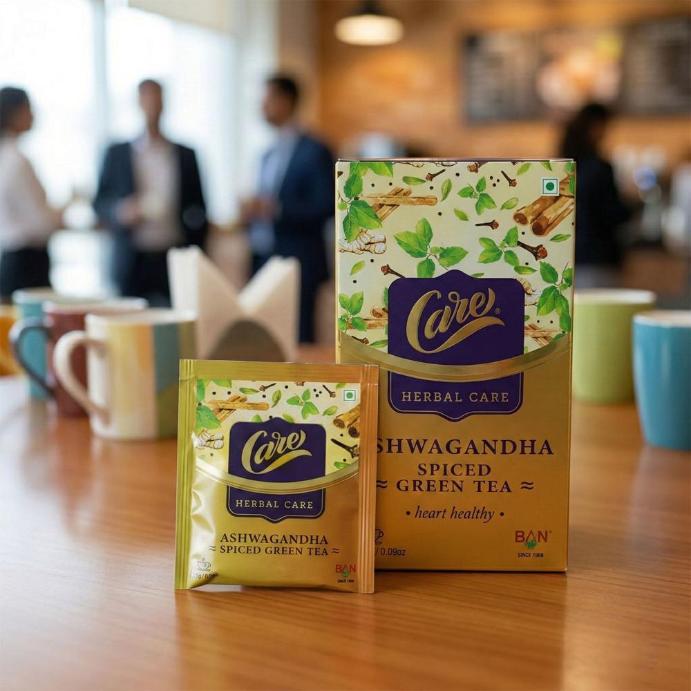 Ashwagandha Spiced Green Tea 62.5 Gm (25 Pkt, Per Pkt 2.5 Gm) - Color: Mix